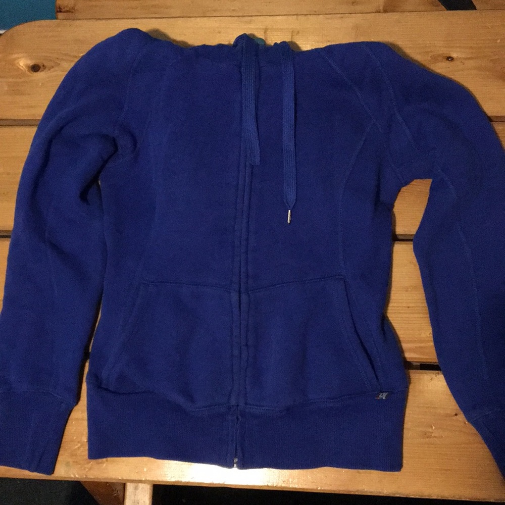 Blue TNA zip up hoodie